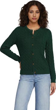 Lands' End Drifter Cable Cardigan Sweater