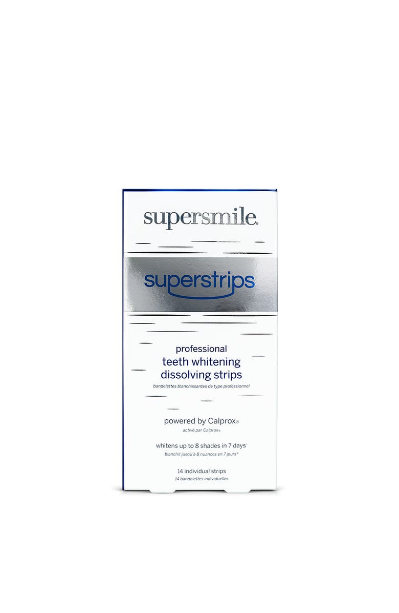 Supersmile Superstrips Dissolving Strips Box Of 14, Main, color, White