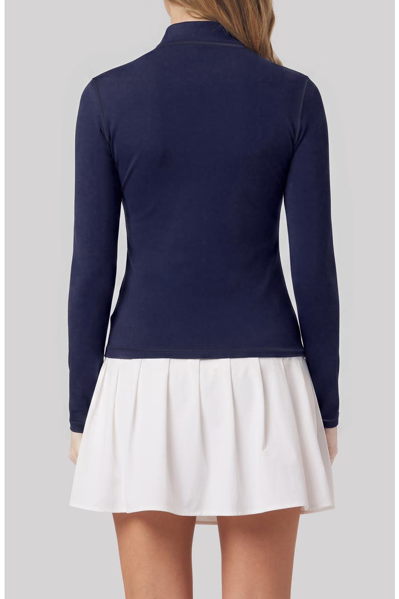 Summer Quarter Zip Top, Alternate, color, LEGACY NAVY BLUE
