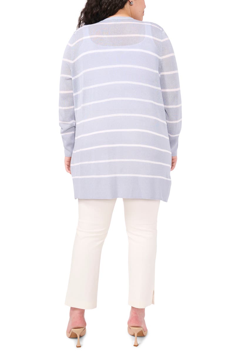 Halogen<sup>®</sup> Stripe Longline Cardigan, Alternate, color, Blue Fog