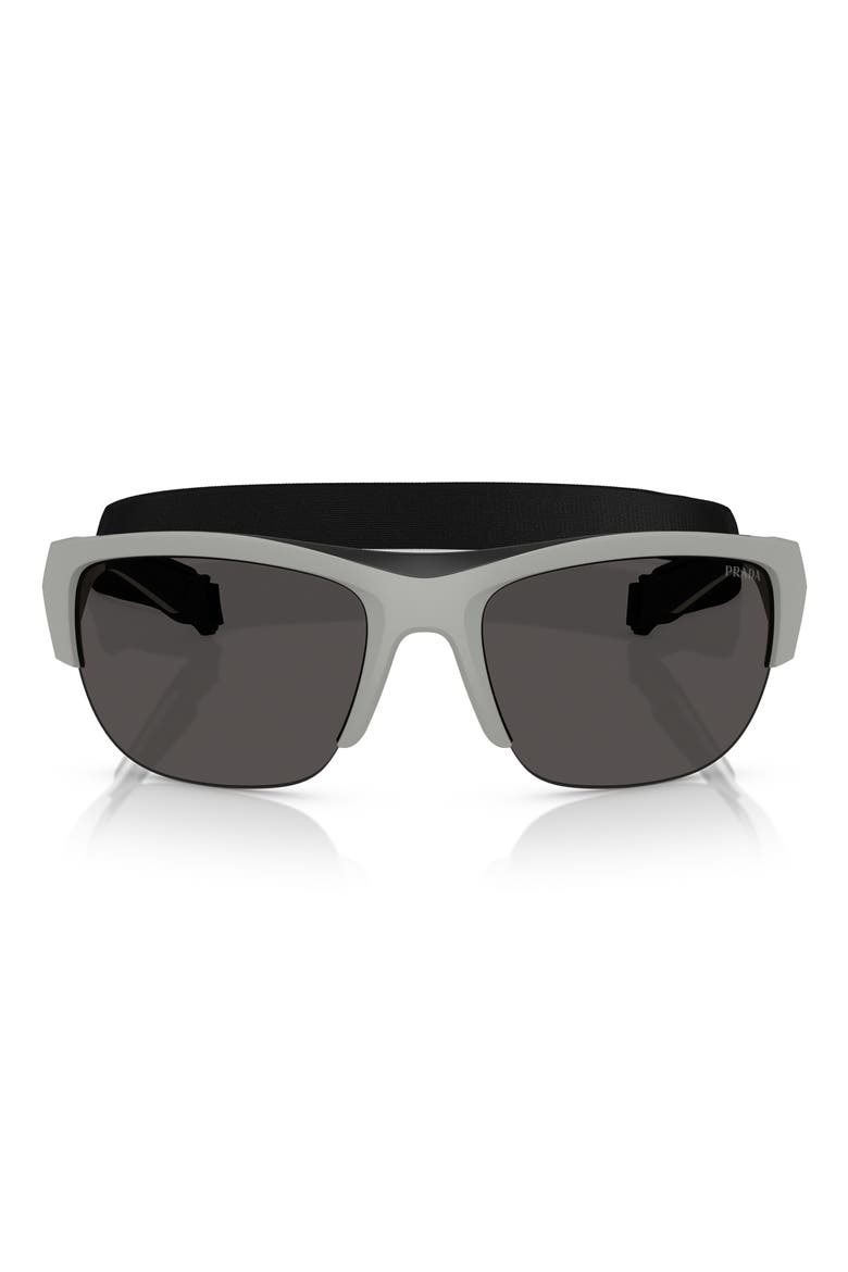 69mm Pillow Sunglasses, Main, color, DARK GREY