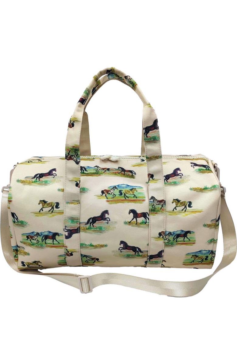 TRVL Design Wild Horses Duffel, Main, color,
