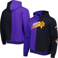 Mitchell & Ness Men's Mitchell & Ness Purple/Black Phoenix Suns Hardwood Classics Split Pullover Hoodie