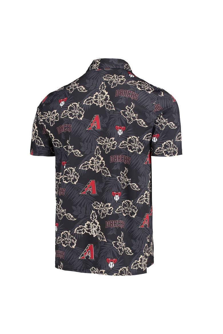 Men's Reyn Spooner Black Arizona Diamondbacks Performance Polo, Alternate, color, Black