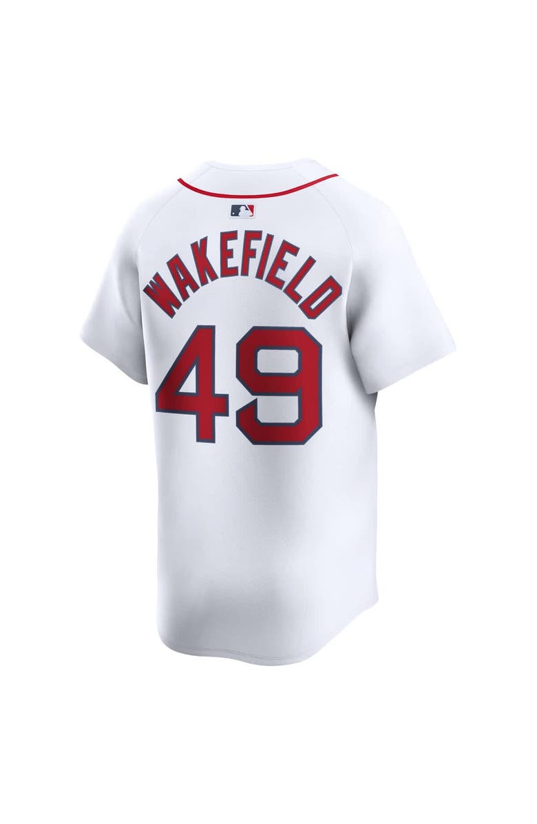 Nike Men's Nike Tim Wakefield White Boston Red Sox Home Limited Player Jersey, Alternate, color, 