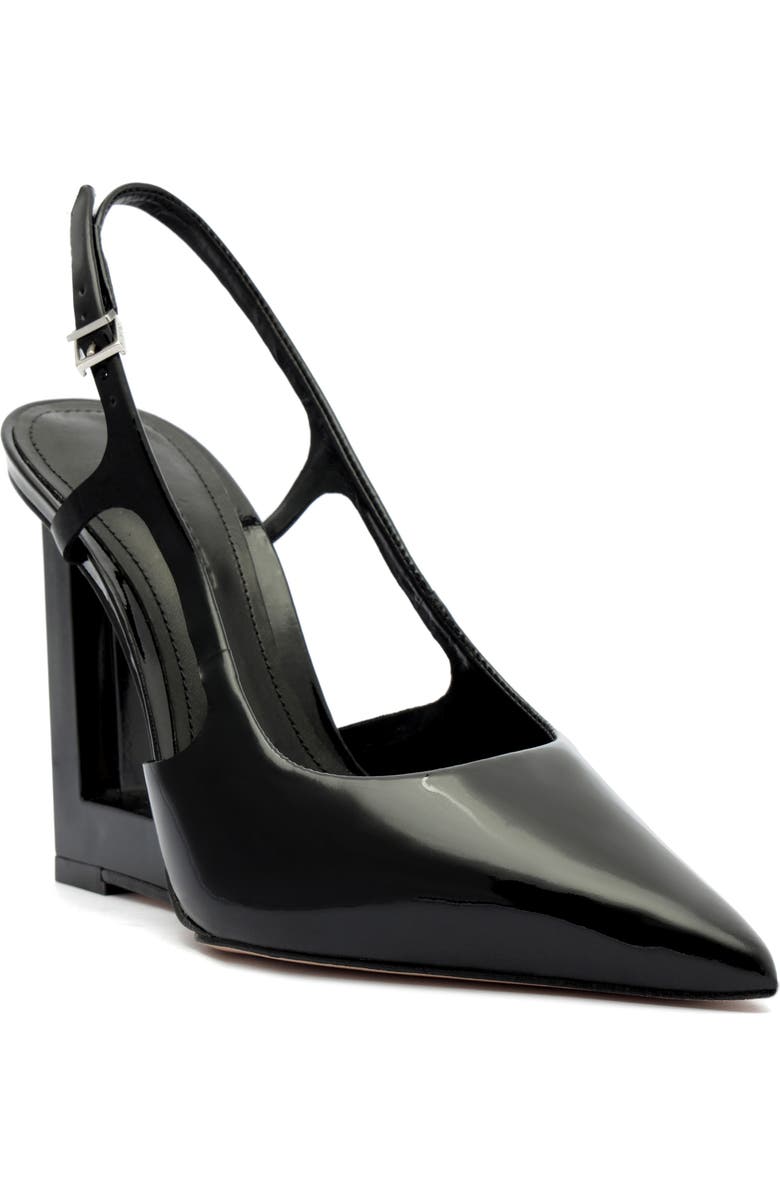 Schutz Filipa Slingback Pointed Toe Wedge Pump, Main, color,