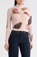 Desigual Knit Turtleneck Top