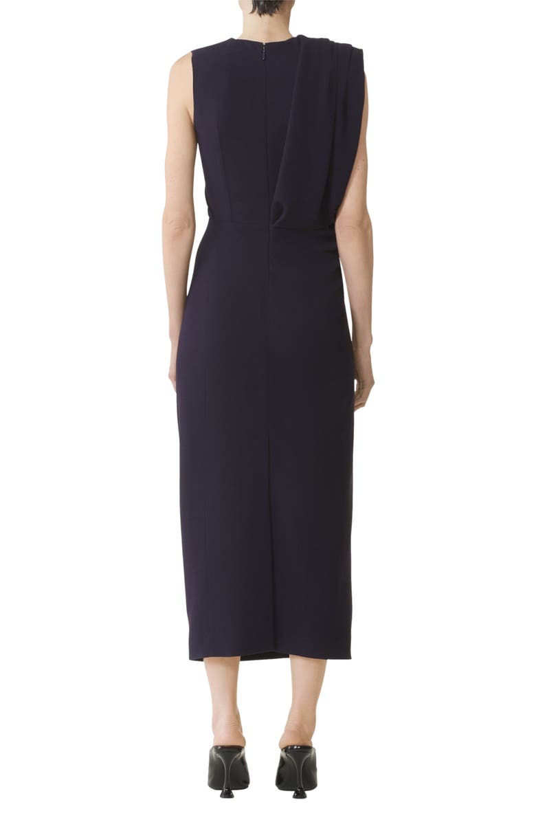 Lanvin Midi Dress In Flannel, Alternate, color, Montana