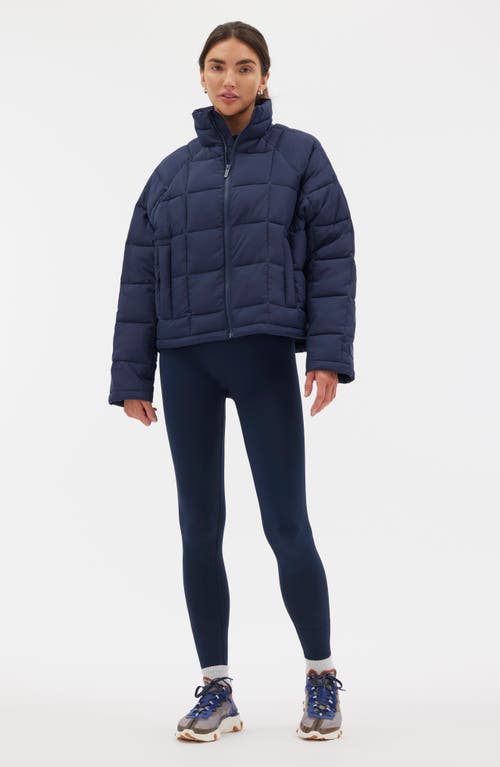 Halfdays Nellie Packable Puffer Jacket In Navy