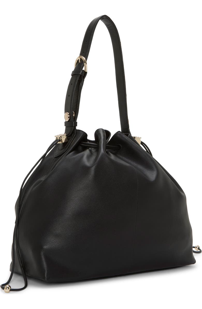 Vince Camuto Pippa Leather Bucket Bag, Alternate, color, Oxford