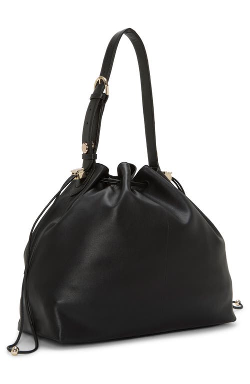 Vince Camuto Pippa Leather Bucket Bag In Blue