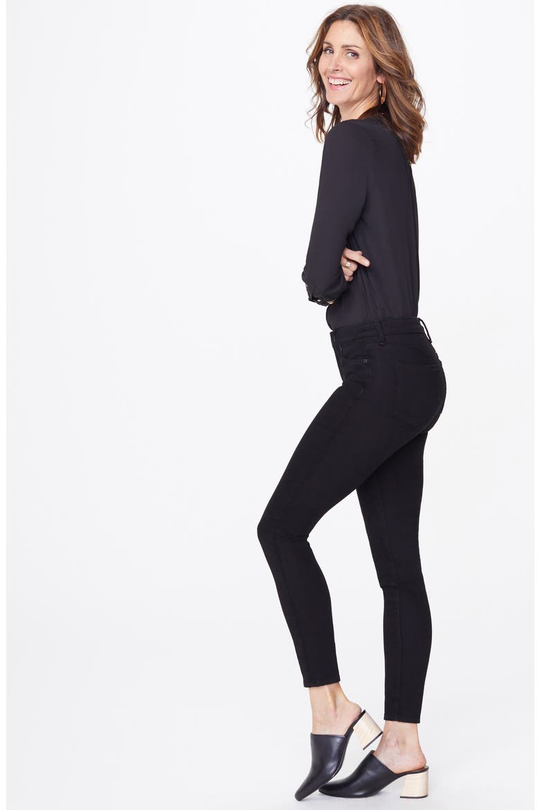 Ami Skinny Jeans, Alternate, color, BLACK