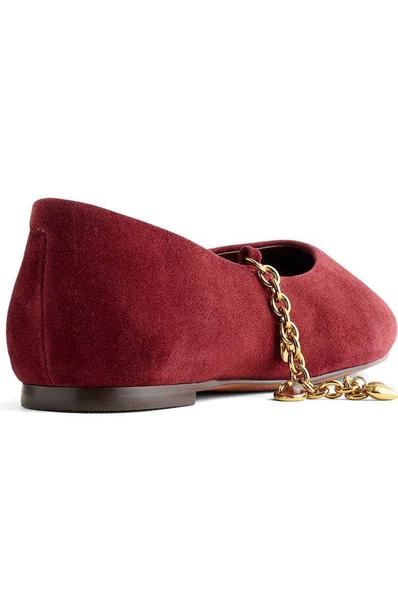Madewell The Remy Mary Jane Flat, Alternate, color, Sangria