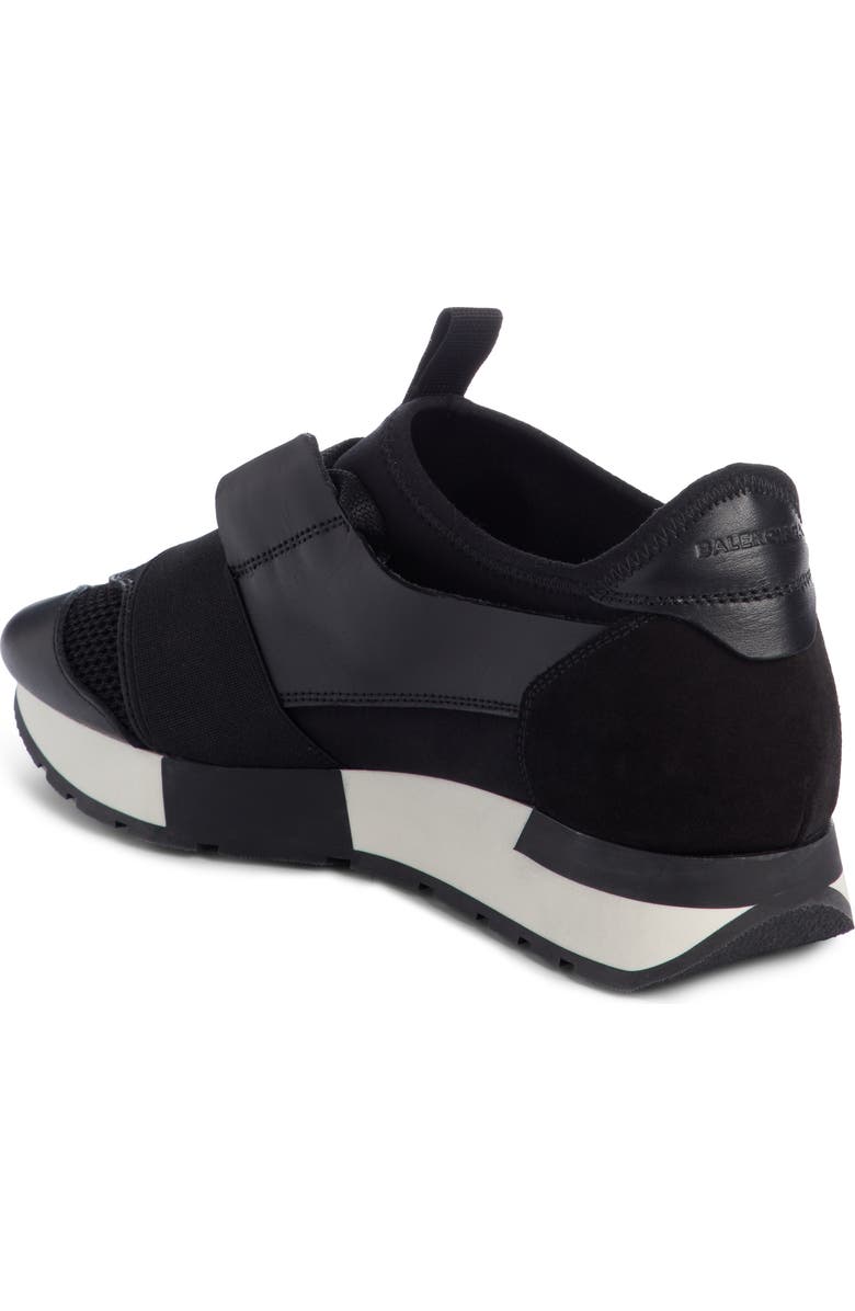 Balenciaga Mixed Media Trainer Sneaker, Alternate, color,