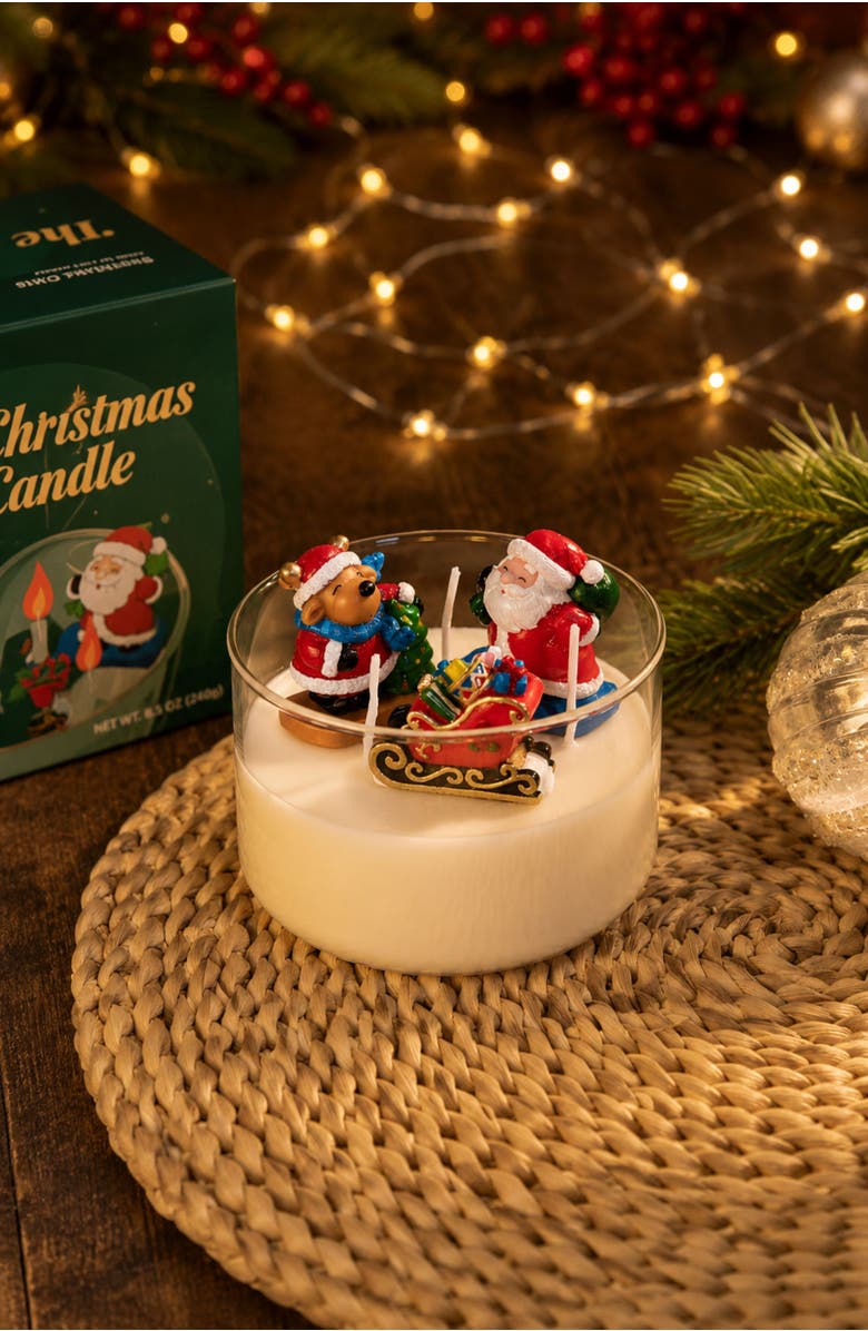 Southlake gifts Christmas Candle Bowl, Alternate, color, Multi