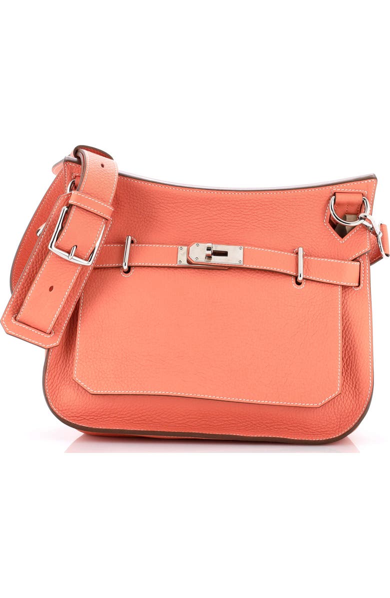 Pre-Owned Hermes Jypsiere Bag Clemence 31, Main, color, Crevette