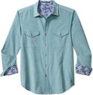 Tommy Bahama Coastline Cord Heather Bay Cotton Corduroy Button-Up Shirt