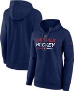FANATICS Women's Fanatics Branded Navy Washington Capitals Authentic Pro Pullover Hoodie