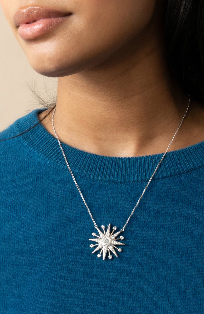 Monica Rich Kosann Reach for the Stars Pendant Necklace, Alternate, color, Silver