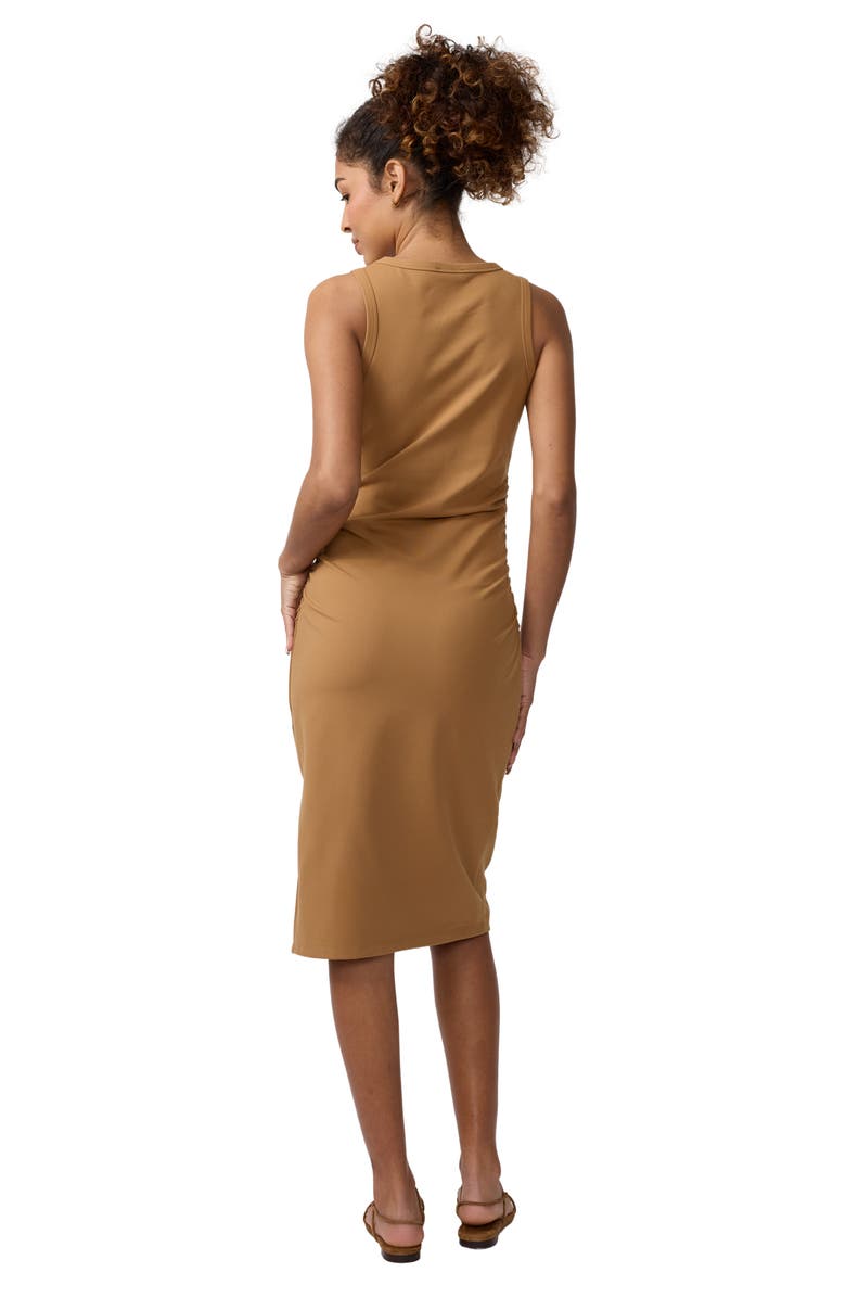 Ingrid & Isabel SL Ruched Body Con Dress, Alternate, color, Brown