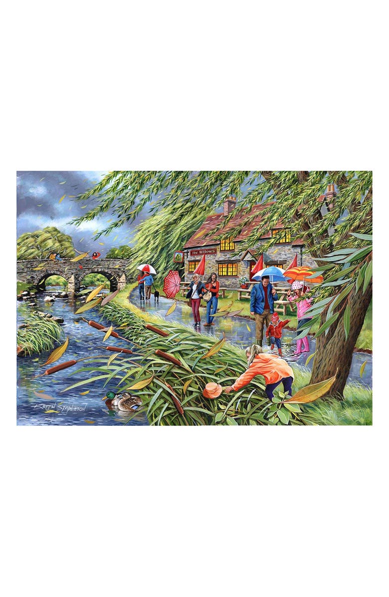 The House of Puzzles Wind at the Willows 1000-Piece Jigsaw Puzzle, Alternate, color, 