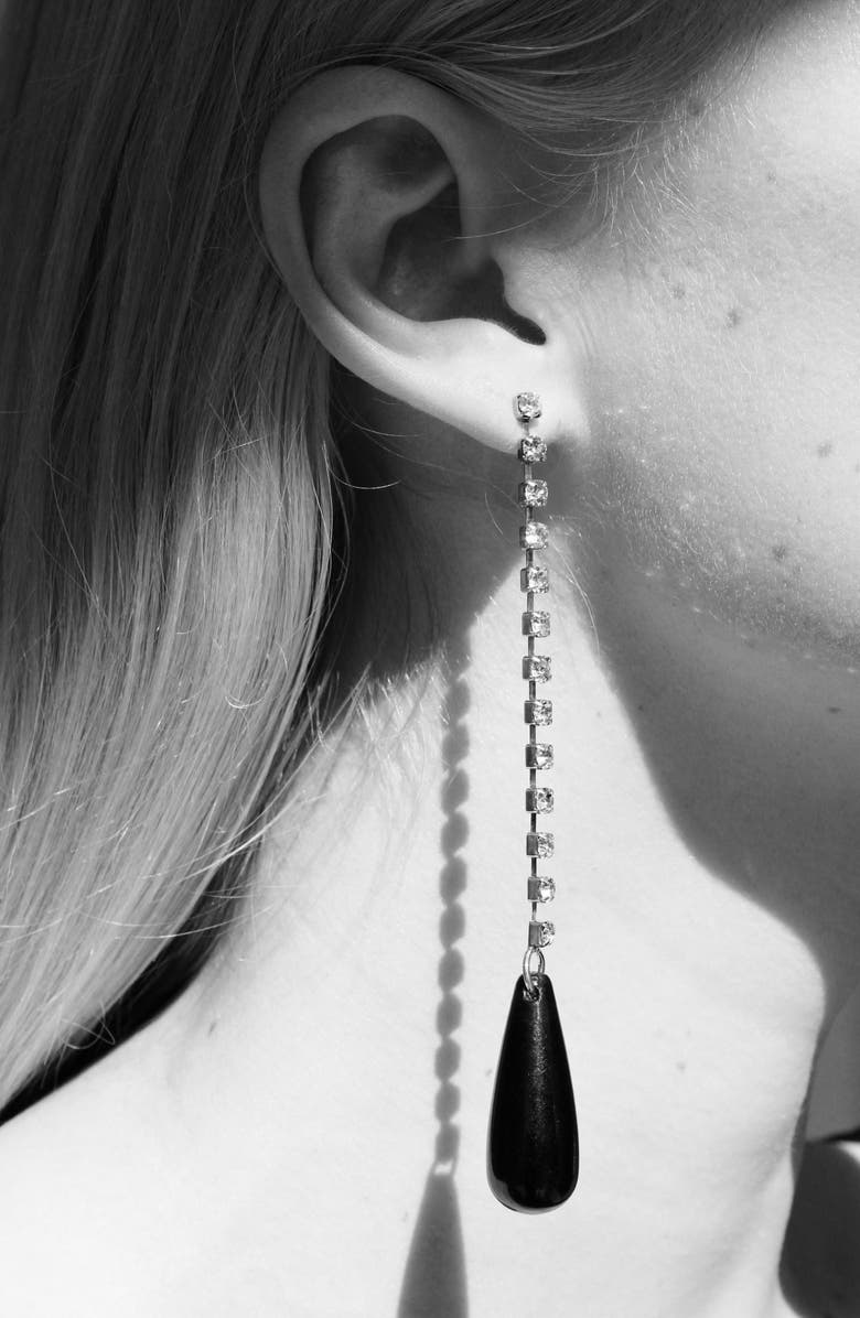 Sophie Buhai Onyx Cocktail Earrings, Alternate, color, 