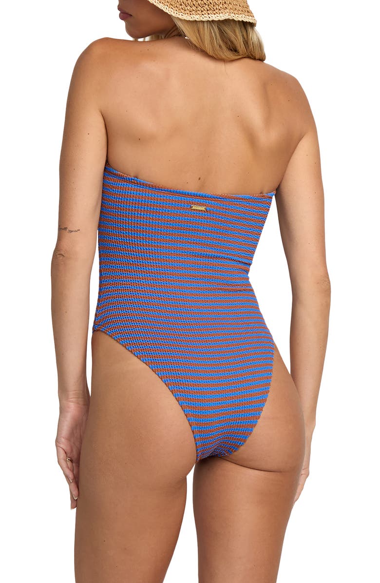 Billabong Tully High Stripe Convertible One-Piece Swimsuit, Alternate, color, 