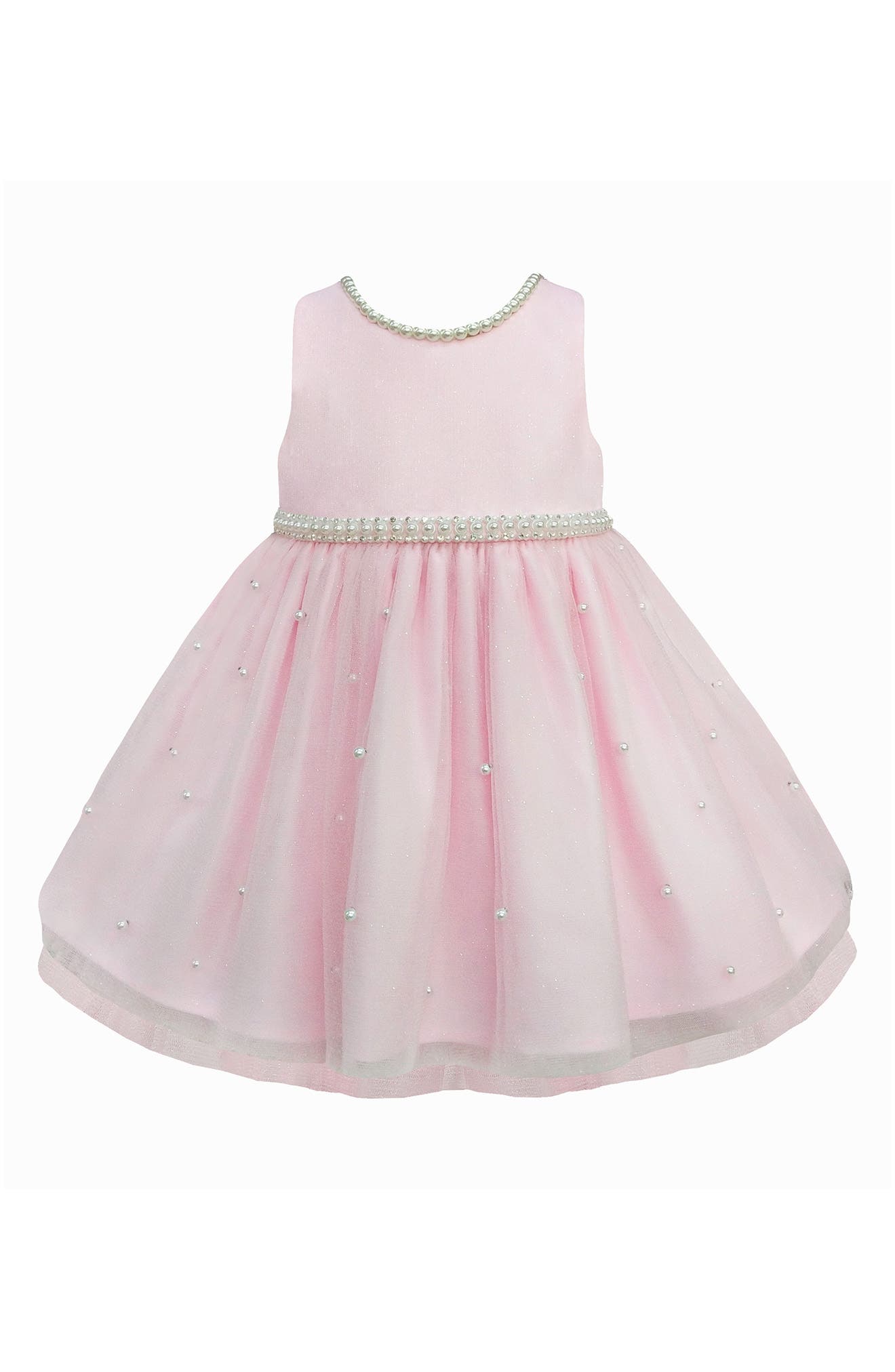 COUTURE PRINCESS Pearl Mesh Party Dress