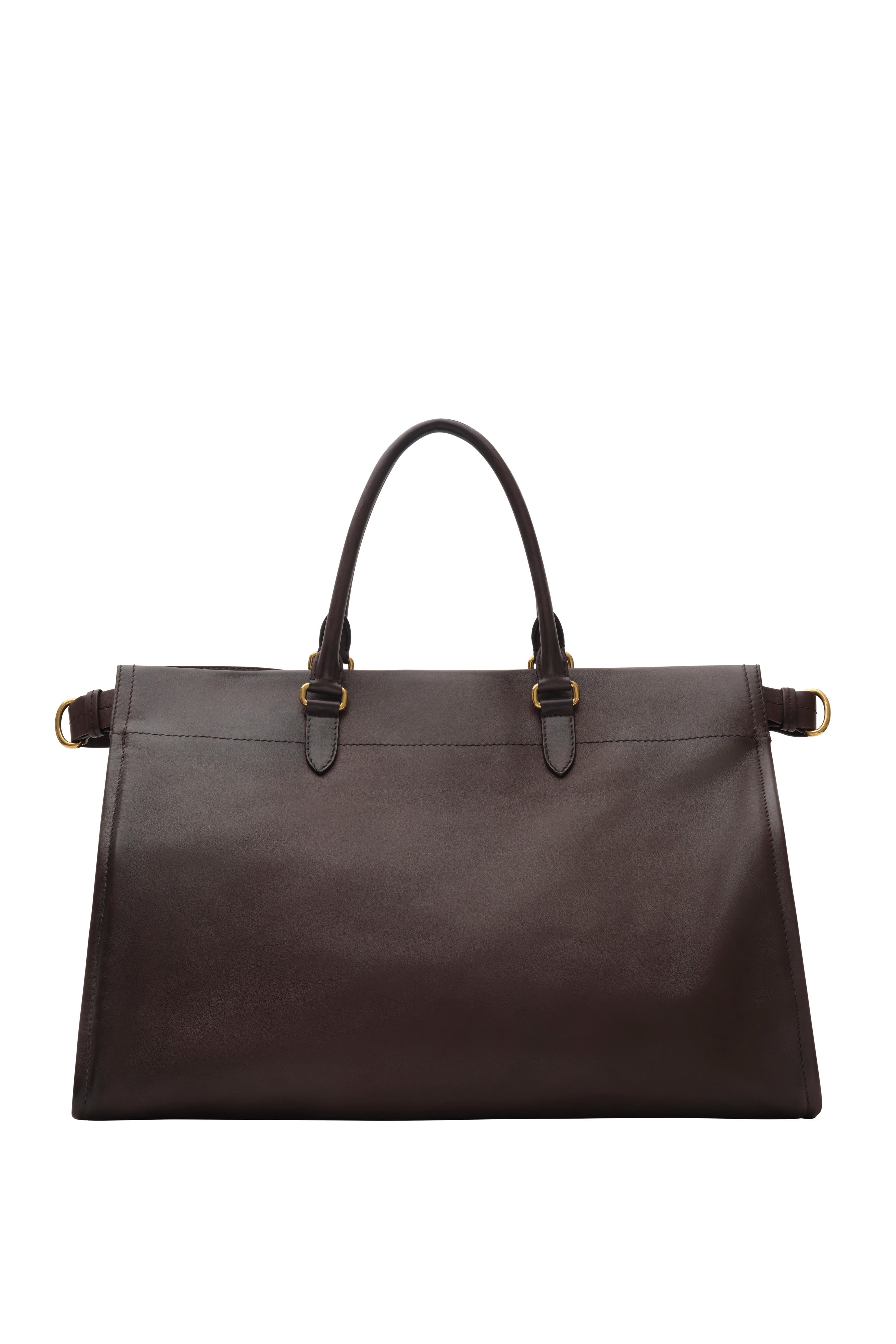 Burberry Extra Large Hampstead Tote, Alternate, color, Peat Brown
