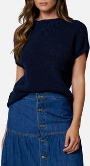 Blu Pepper Short Sleeve Sweater