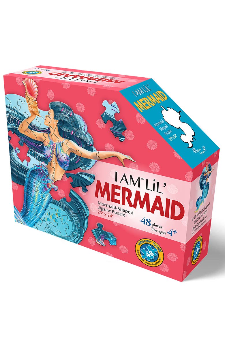 Madd Capp I Am Lil Mermaid 48 Piece Jigsaw Puzzle, Alternate, color, Multicolored