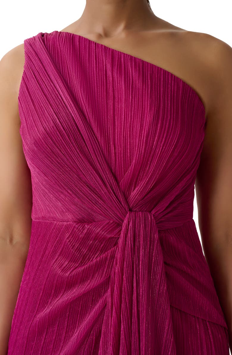 One-Shoulder Evening Gown