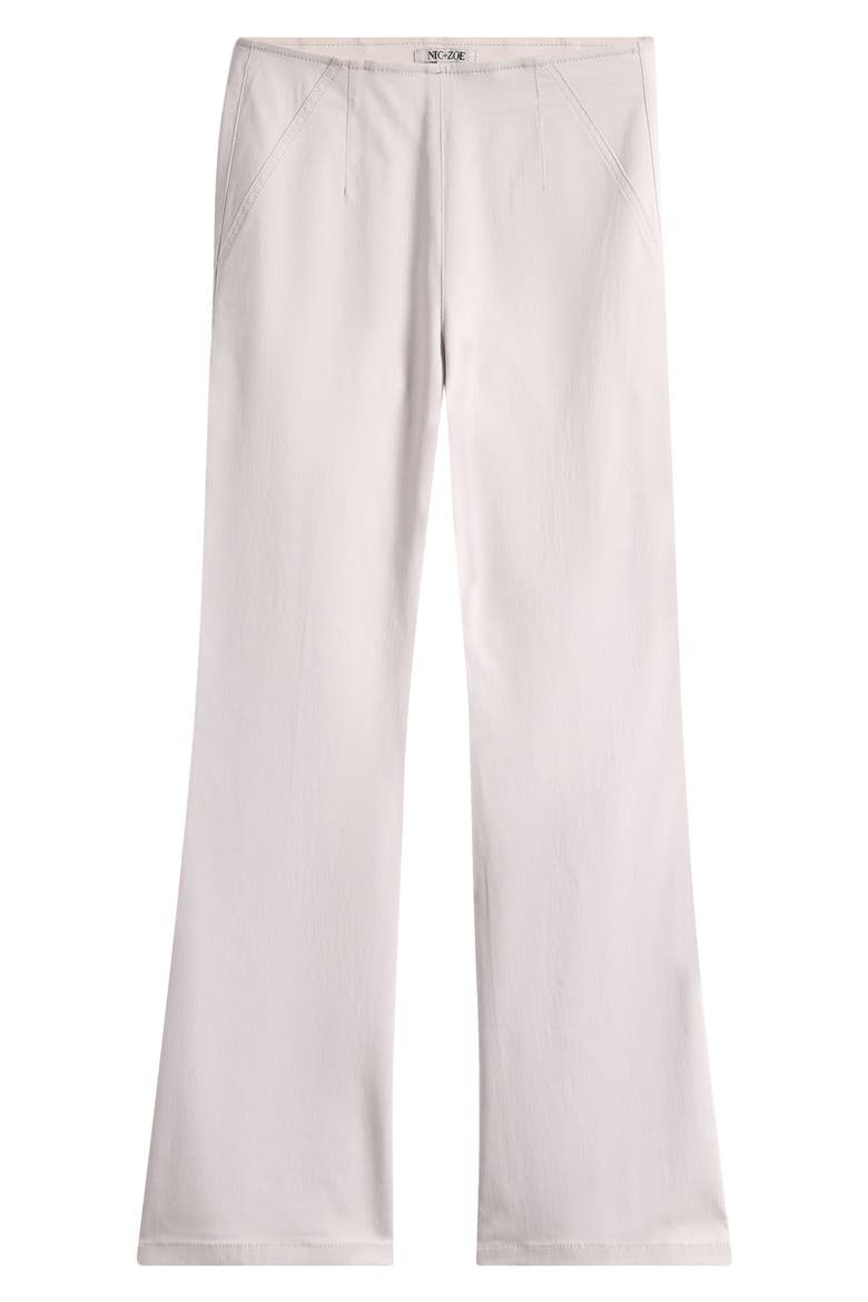 Berkeley Wonderstretch Pull-On High Waist Slim Ankle Flare Pants, Alternate, color, POWDER