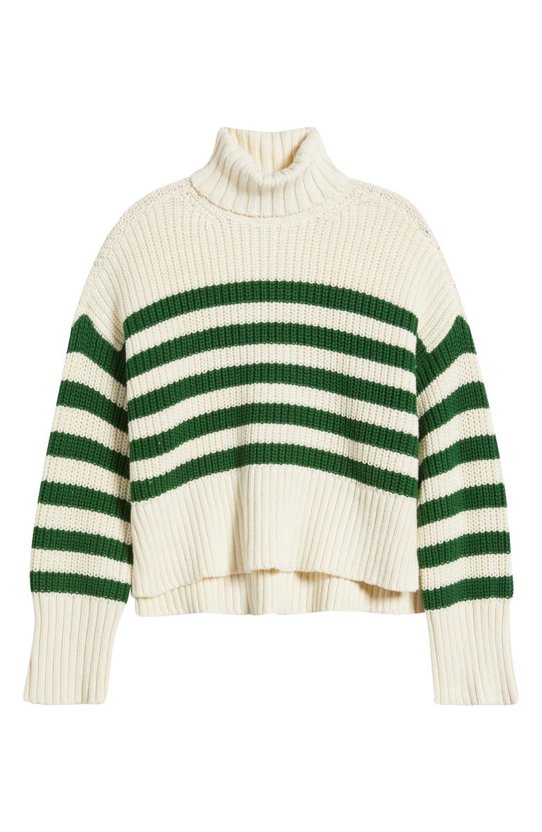 Madewell Wide Rib Turtleneck Sweater, Alternate, color,