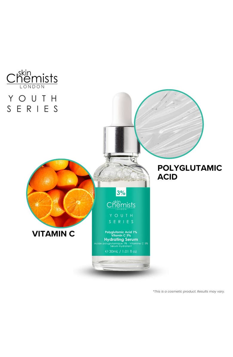 SKINCHEMISTS Youth Series Dry Skin Serum Marula Oil 4%, Q10 1%, Rosehip Oil 4% 30ml, Alternate, color, White