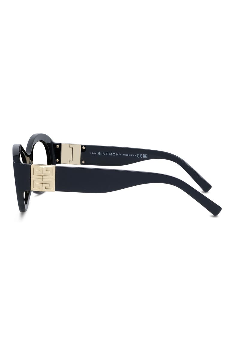 4G Oval Sunglasses, Alternate, color, SHINY BLACK / BROWN