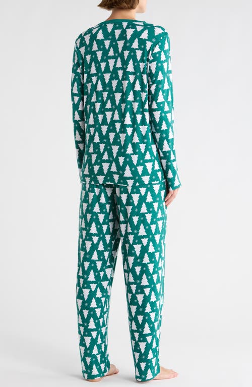 Pillow Talk Merry Trees Long Sleeve Pajamas