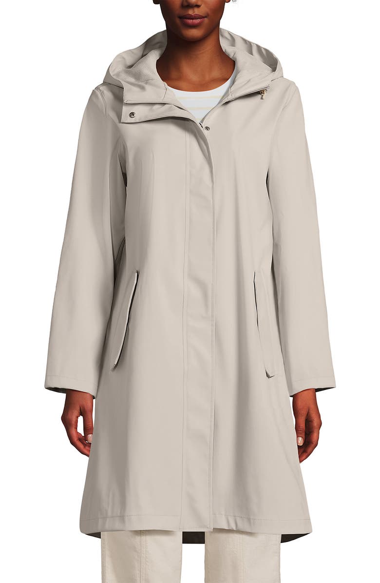 Lands' End Squall Rain Slicker Coat, Alternate, color, 