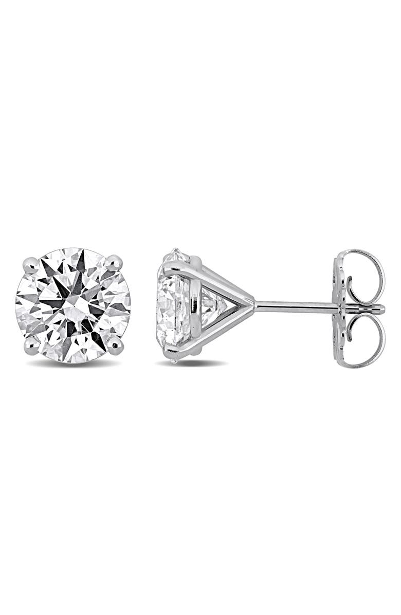 Julianna B. 4 CTW Lab-Grown Diamond Stud Earrings 14k, Main, color, White Gold