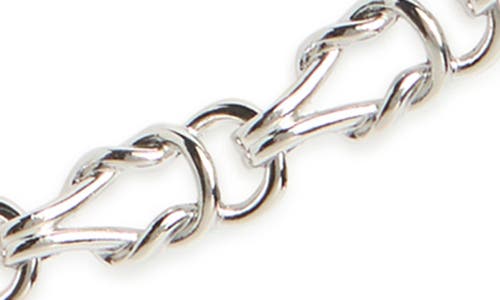 Vince Camuto Half Horsebit Twist Link Chain Belt In Metallic