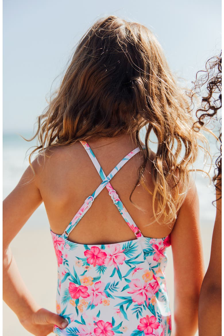 Kids' High Tide UPF 50+ One-Piece Swimsuit, Alternate, color, MULTI