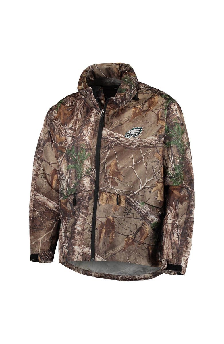 DUNBROOKE Men's Dunbrooke Realtree Camo Philadelphia Eagles Circle Sportsman Waterproof Packable Full-Zip Jacket, Alternate, color, 