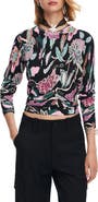 Desigual Manchester Floral Print Crewneck Sweater