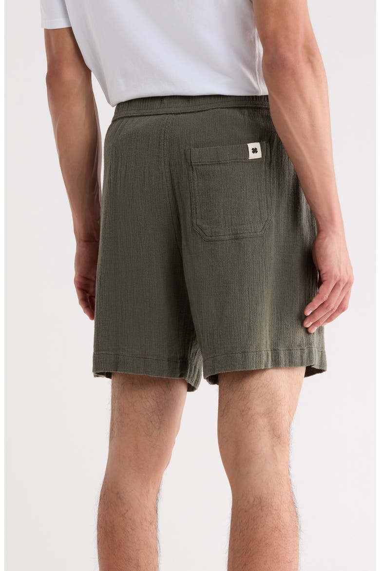 Pull-On Textured Short, Alternate, color, CASTOR GRAY