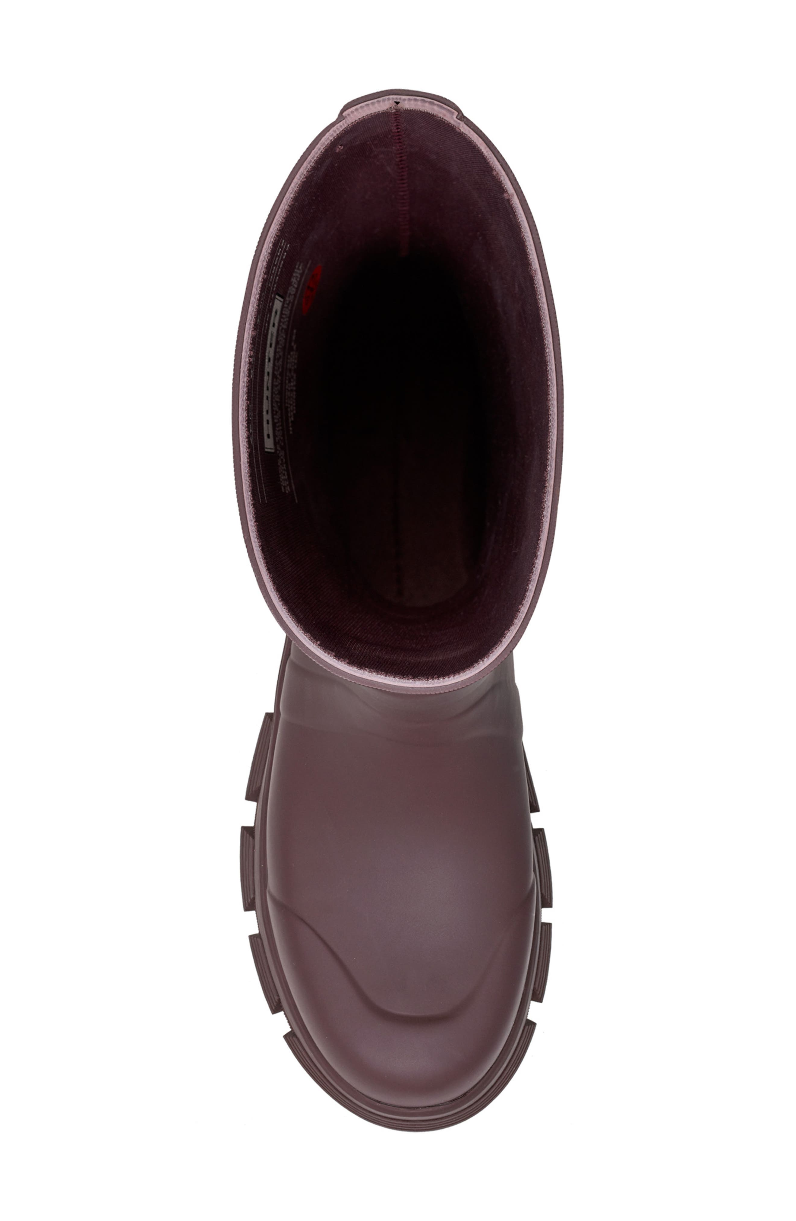 Hunter Micah Lug Sole Waterproof Rain Boot, Alternate, color, Chestnut Crust