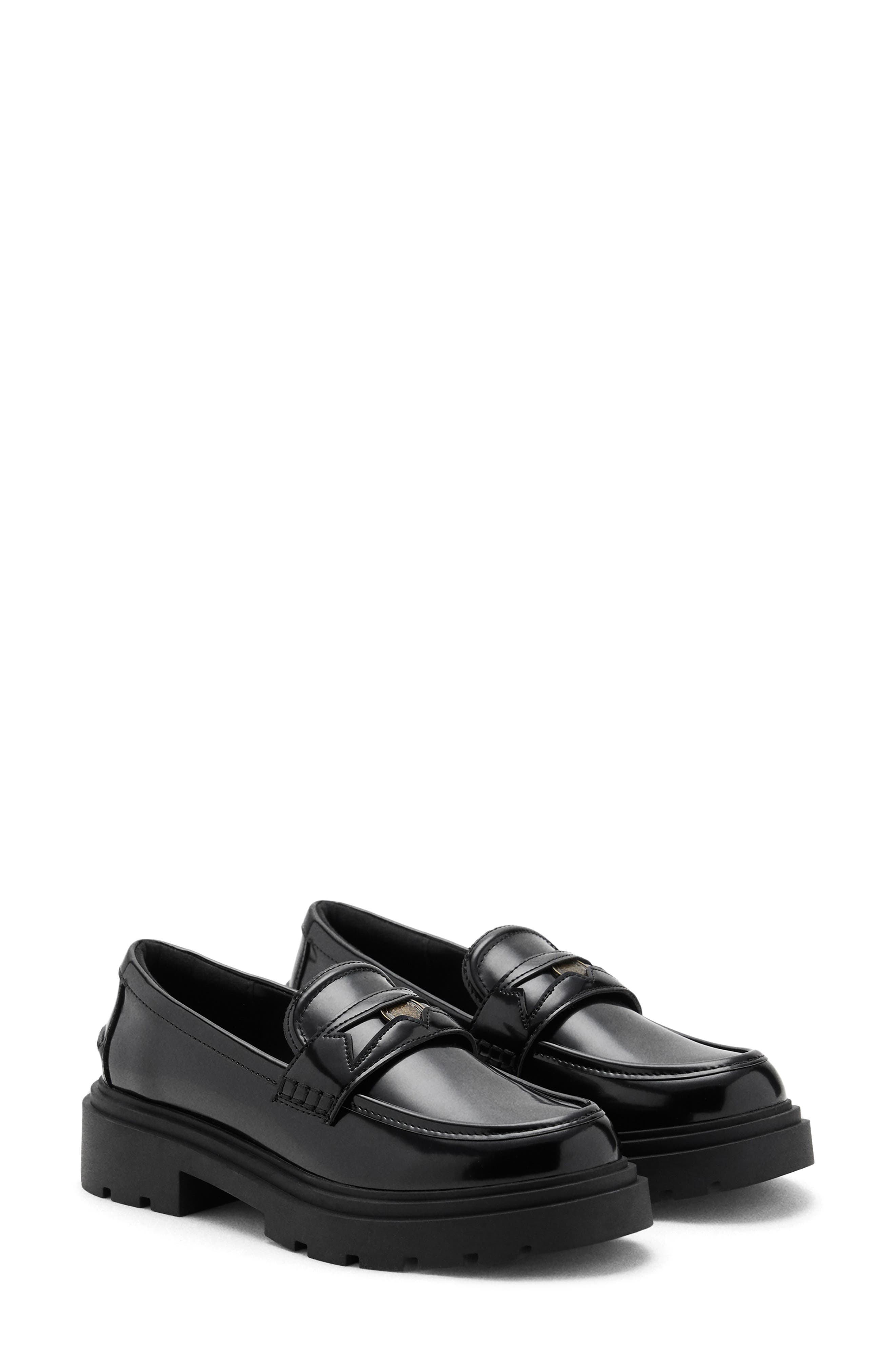 MANGO TEEN Lug Sole Penny Loafer, Main, color, 