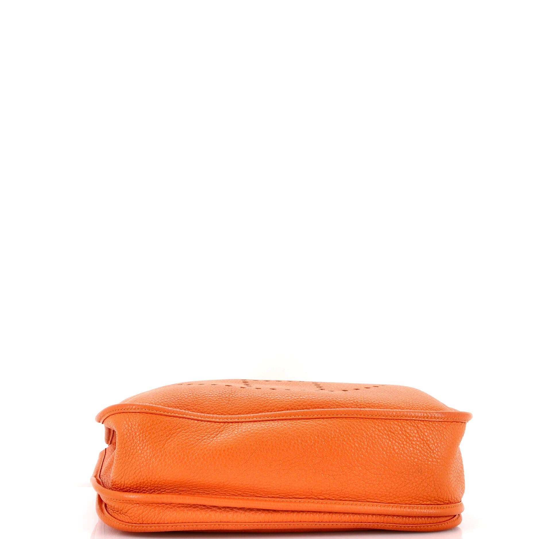 Pre-Owned Hermes Evelyne Bag Gen III Clemence PM, Alternate, color, Orange H