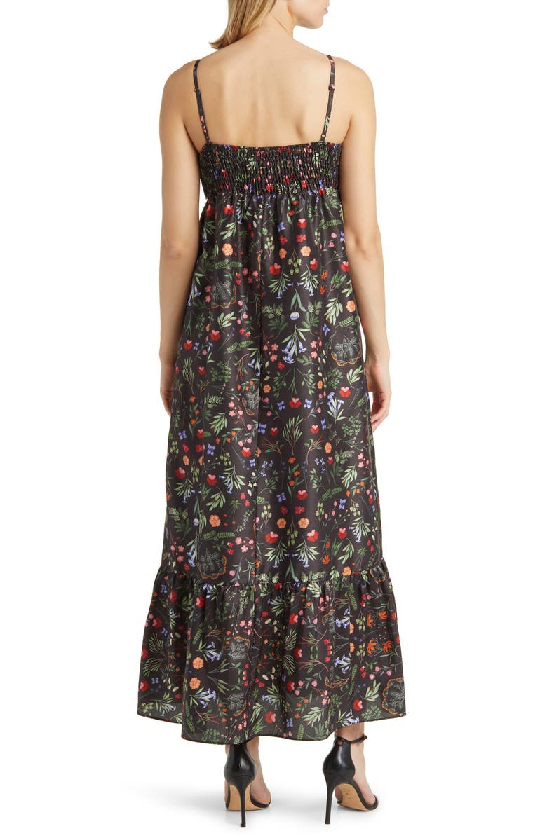 Hutch Olani Bow Flounce Hem Dress, Alternate, color, 