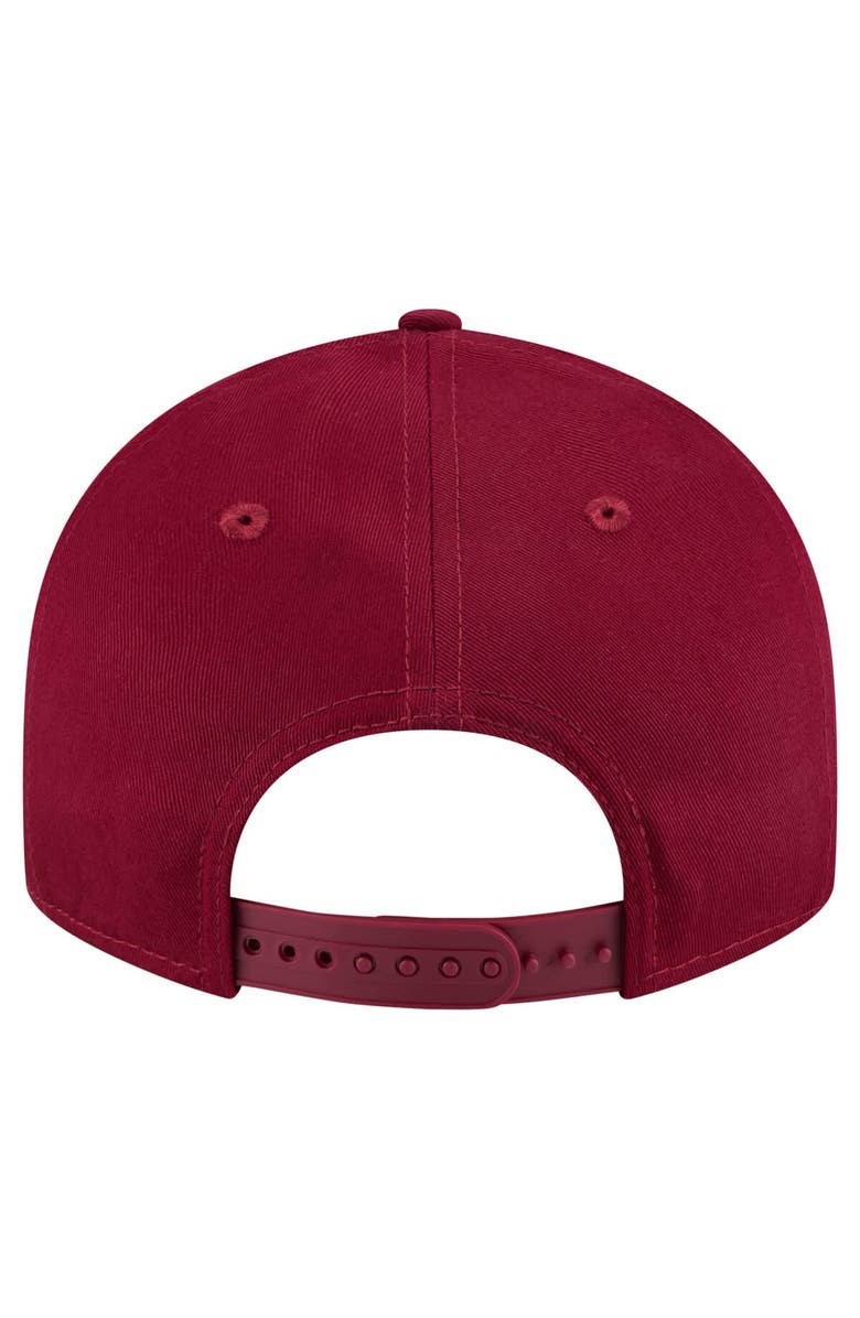 New Era Men's New Era Cardinal Arkansas Razorbacks Low Profile 9FIFTY Snapback Hat, Alternate, color, Cardinal