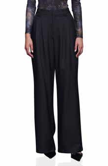 Avec Les Filles High Waist Wide Leg Pants